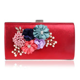 Flowers Pattern Wedding Clutches Mssza