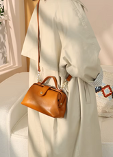Genuine Leather Messenger Minimalist Doctor Waterproof Crossbody Shoulder Bag Mssza
