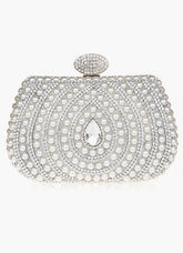 Gorgeous Pearl With Rhinestone Clutches Mssza