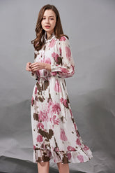100% Silk Runway Dresses Mssaz Desses