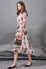 100% Silk Runway Dresses Mssaz Desses