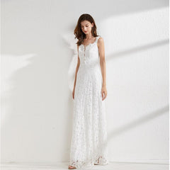 Tulle Laid Over Elegant Long Party Prom Dress Mssaz Desses