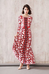Printed High Street Casual Long Dresses Mssaz Desses