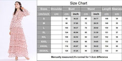 Long Sleeves Floral Printed Ruffles Elegant Casual Maxi Dress Mssaz Desses