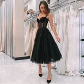 Black Polka Dot Tulle Dress Mssaz Desses