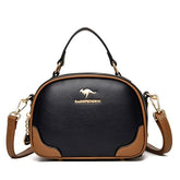 High Quality PU Leather Diagonal Casual Solid Handbags Mssza