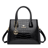 High Quality Pu Leather Large Capacity Casual Handbag Mssza