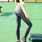 Hollow Out Sportswear Stretchy Leggings Mssza