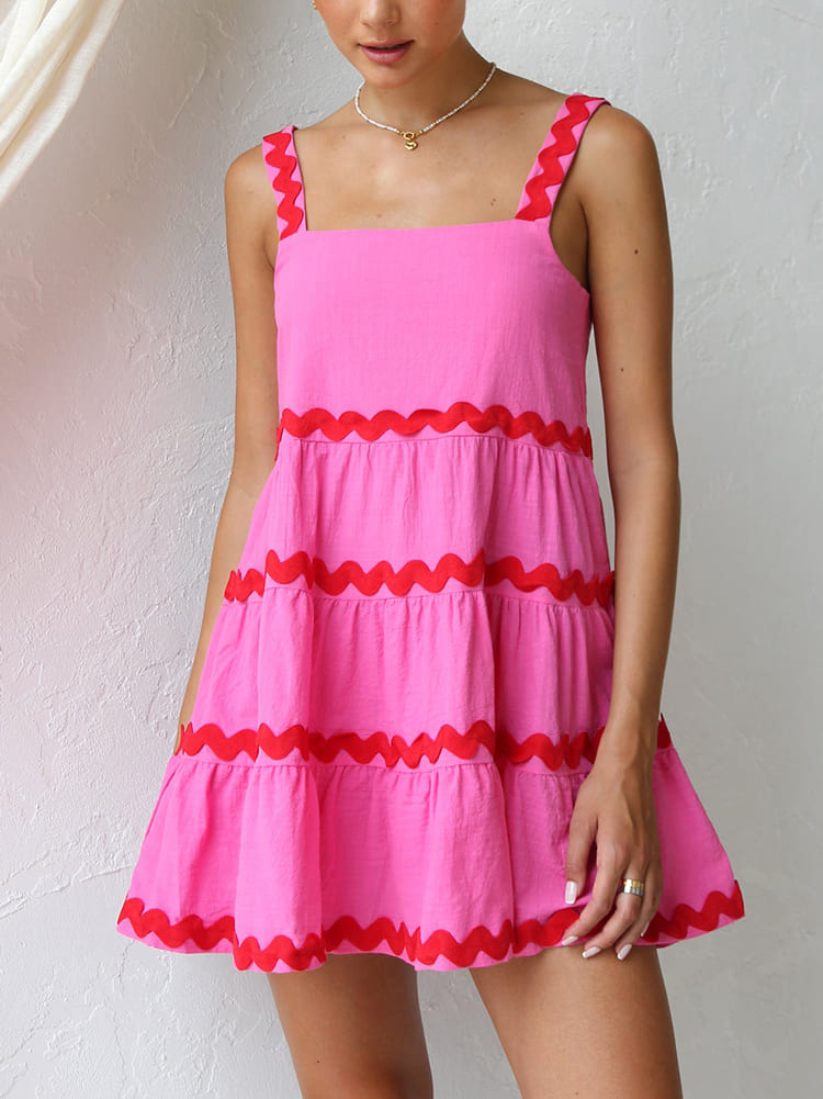 Inari Mini Dress Pink Mssaz Desses