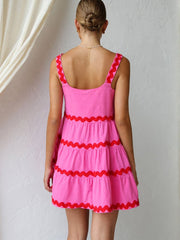 Inari Mini Dress Pink Mssaz Desses