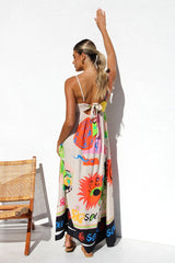 Dasha Dress ORANGE MULTI Mssaz Desses