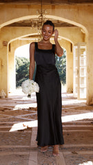 Alaria Maxi Dress Black Mssaz Desses