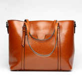 Leather handbags comfortable in front of the Women's oil pocket Cross body bag Mssza