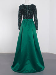 Lush Black Sequin Patchwork Maxi Prom Dress Mssaz Desses