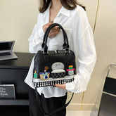 Luxury Designer High Quality Embroidered Fabric Cute Push Shoulder Crossbody Bags Mssza