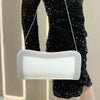 Luxury Diamond Studded Light Dinner with Detachable Shoulder Strap Crossbody Party Bag Mssza