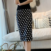 Luxury Printed Pencil Long Skirt Office Skirts High Waist Slim Bodycon Midi Casual Mssza