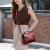 Luxury Small Square High Quality PU Leather Flap Crossbody Shoulder Bag Mssza