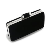 Luxury Solid Nylon Velvet Metal Evening Party Chain Small Clutch Shoulder Bags Mssza