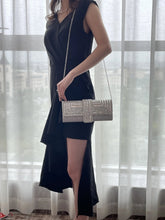 Luxury Solid Stick Diamond Dinner Hand Chain Wedding Party Crystal Evening Clutch Bag Mssza