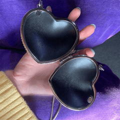Mini Bling Crossbody Bags Rhinestone Luxury Diamond Chain Single Shoulder Bags Heart Shape 8.5×7.1cm Mssza