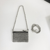 Mini Diamond Bag Full Of Rhinestone Crossbody Bags Glitter Crystal Chains Shoulder Bag Party Bags Mssza