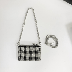 Mini Diamond Bag Full Of Rhinestone Crossbody Bags Glitter Crystal Chains Shoulder Bag Party Bags Mssza