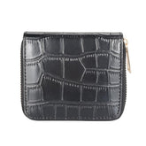 Multi-function Solid PU Leather Short Zipper Wallet Mssza
