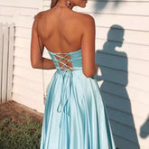 New Style Prom Dresses Strapless Party Evening Gowns Mssaz Desses