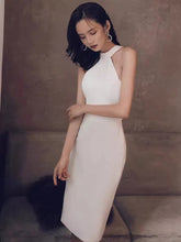 New Short Sheath Halter Backless Lady Girl Prom Dress Mssaz Desses