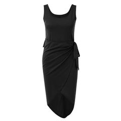 One Shoulder Cocktail Ladies Ruffle Wrap Ruched Bodycon Formal Wedding Guest Female Robe Midi Dress Mssaz Desses