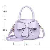 PU Leather Sweet Bow Princess Crossbody Bags Mssza