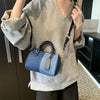Patchwork Colorblock Denim Casual Street Cross Body Mini Handbags Mssza