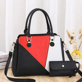 Patchwork large-capacity Totes Purse Crossbody Bags Mssza