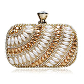 Pearl Imitation Acrylic Clutches Mssza