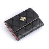 Pu Leather solid Card Holder small wallets Mssza