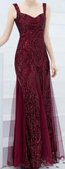 Mermaid Long Prom Gown Gold Evening Dresses Mssaz Desses
