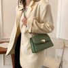 Rhombus Student Coin Pack Pleated Metal Heart Shape Trim Shoulder Tote Bags Mssza