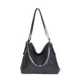 Stylish Large Capacity Chain Genuine Leather Shoulder Bag Mssza