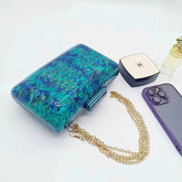 Acrylic Beaded Luxury Clutch Mssza