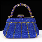 Three-Dimensional Rhinestone Embellished Mini Bag Mssza
