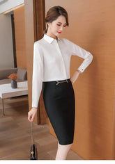 Sequined Natural High Waisted Pencil Elegant And Vintage Midi Skirts Mssza