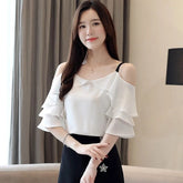 Casual Chiffon Blouse Mssza
