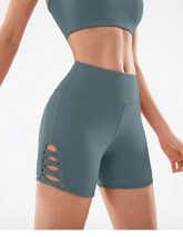 Side Cross Strap Fitness Sport Shorts Mssza