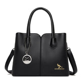 Simple Diagonal PU Leather Designer Hand Bag Mssza