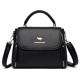 Solid Color Casual Small Square Simple Shoulder Bag Mssza