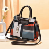 Strap And Top Handle Plaid Hot Handbags Mssza