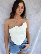 Strapless Strapless Sleeveless Polyester Top Mssza