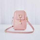Tassel Cover-style Strap Solid PU Casual Shoulder Bag Mssza