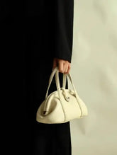 Trend Solid Designer Clip Dumpling PU Leather Crossbody Shoulder Handbags Mssza